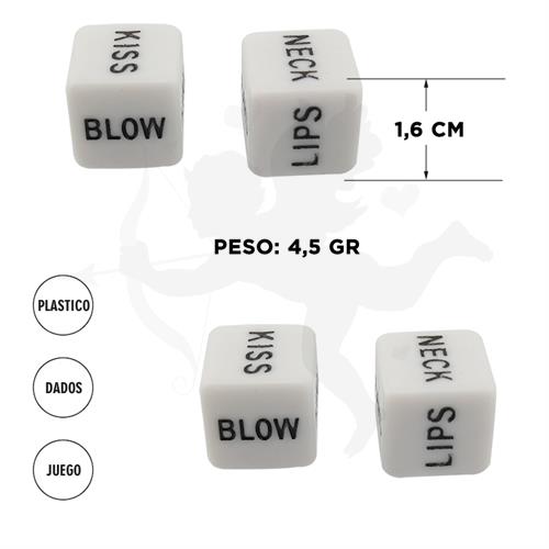 Juego de dados accion + parte del cuerpo